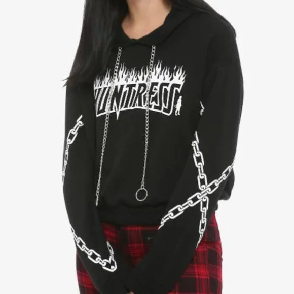 2/$15 Birds of Prey Huntress semi crop hoodie - Picture 4 of 4